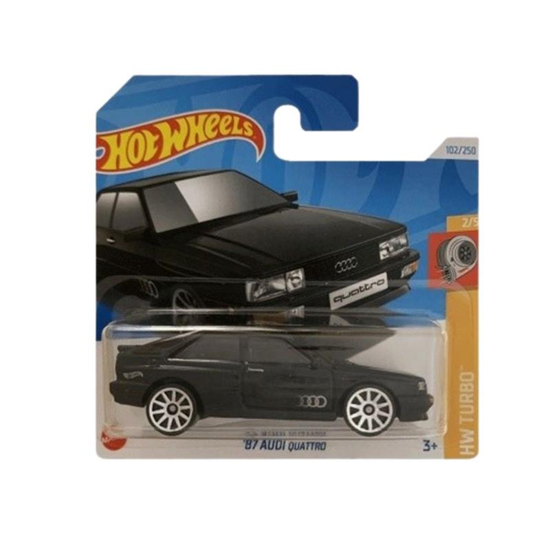 Mattel Hot Wheels 87 Audi Quattro Preto - Carrinho de Brinquedo